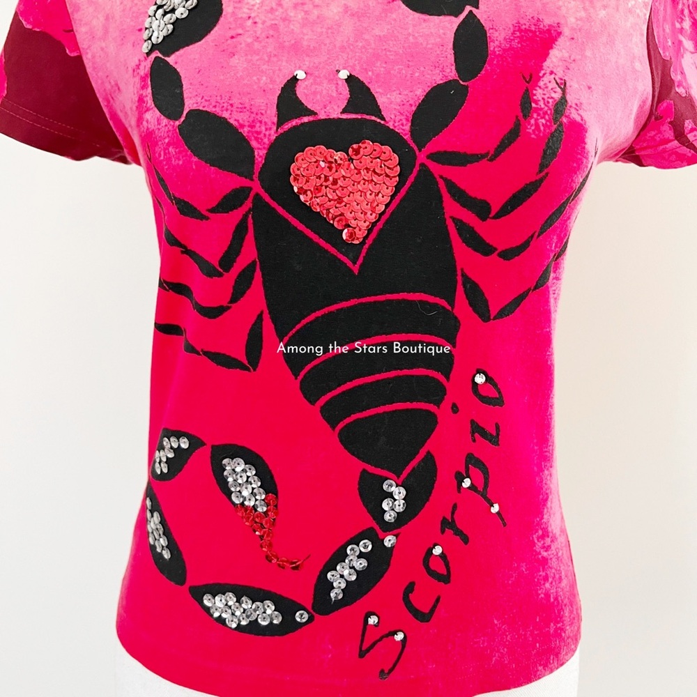 Exceptionally Rare Vintage Y2K Embellished Top ASO Hilary Duff as Lizzie McGuire - Picture 7 of 12